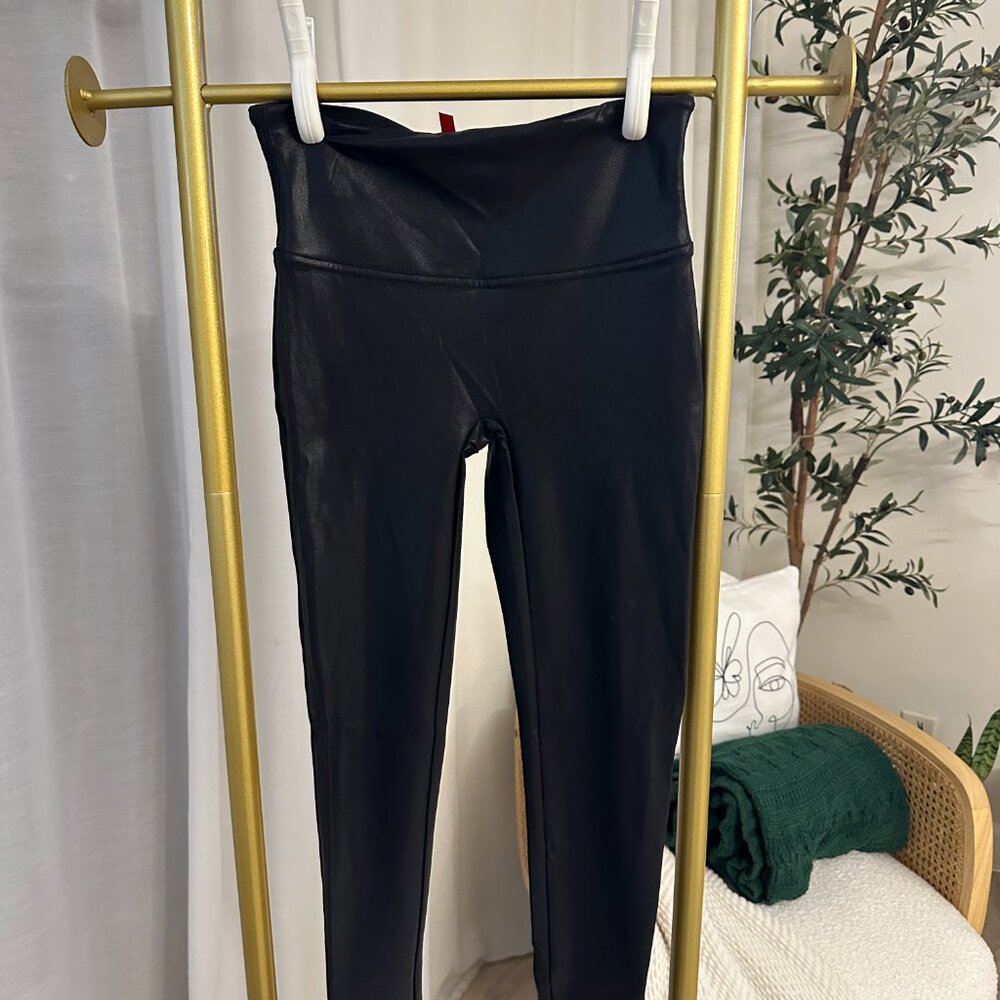 Spanx faux leather leggings
